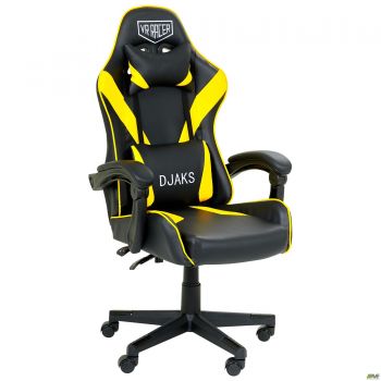VR Racer Dexter Djaks chair, black/yellow