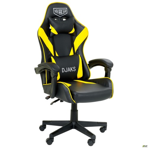 VR Racer Dexter Djaks chair, black/yellow