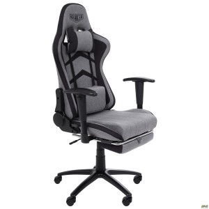 Крісло VR Racer Textile Craft сірий/чорний