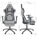 Крісло VR Racer Textile Craft сірий/чорний