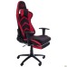 Кресло VR Racer Textile Craft черное/красное