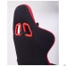 Кресло VR Racer Textile Craft черное/красное