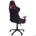 Кресло VR Racer Textile Craft черное/красное