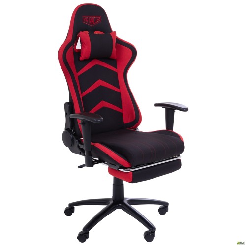 Кресло VR Racer Textile Craft черное/красное