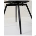 Liara swivel dining chair, dark grey