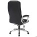 Seltic executive chair, black faux leather