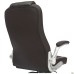 Parker executive chair, brown faux leather