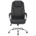 Кресло руководителя Lester кожзаменитель черный