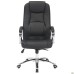 Кресло Mustang-Ch хром НВ, механизм Anyfix, экокожа черная