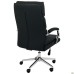 Faraon executive chair, black eco-leather