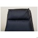 Lincoln executive chair, black faux leather