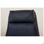 Lincoln executive chair, black faux leather