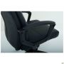 Lincoln executive chair, black faux leather