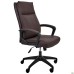 Lincoln executive chair, chocolate faux leather