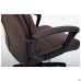 Lincoln executive chair, chocolate faux leather