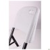 Knox Folding Chair, White Plastic