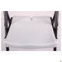 Knox Folding Chair, White Plastic