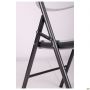 Knox Folding Chair, White Plastic