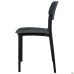 Cooper chair, black plastic