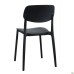 Cooper chair, black plastic