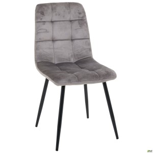Cherry-C chair, black frame / grey velvet Cherry-C chair, black frame / grey velvet