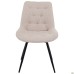 Liara swivel dining chair 180°, cream