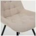 Liara swivel dining chair 180°, cream
