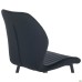 Lily chair, black frame, black velvet
