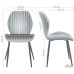 Lily chair, black frame, black velvet