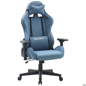 VR Racer Textile Maximus chair, blue fabric/black