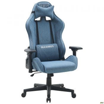 VR Racer Textile Maximus chair, blue fabric/black