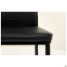 Sicilia chair, black faux leather