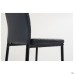 Sicilia chair, black faux leather