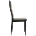 Sicilia chair, black faux leather
