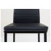 Sicilia chair, black faux leather