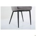 Paula-C armchair, warm grey velvet