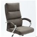 Adams chair, dark grey fabric