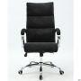 Adams chair, black fabric