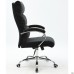 Adams chair, black fabric