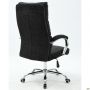 Adams chair, black fabric