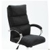Adams chair, black fabric
