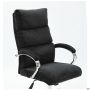 Adams chair, black fabric