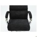 Adams chair, black fabric