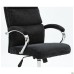 Adams chair, black fabric