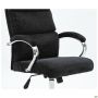 Adams chair, black fabric