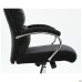 Adams chair, black fabric