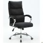Adams chair, black fabric