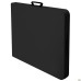 Chrysler-F folding table, black plastic