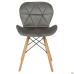 Betani-C dining chair, beige velvet