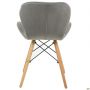 Betani-C dining chair, beige velvet